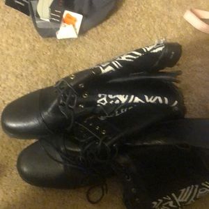 Black boots